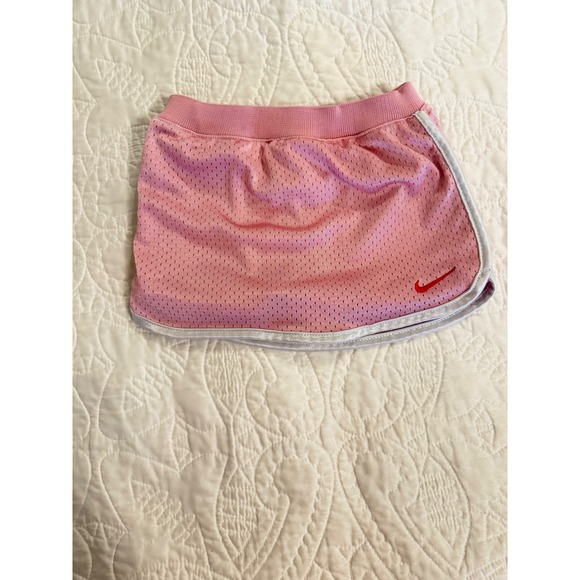 Nike Girls Outfit Set Just Do It Top & Athletic Skort Pink White Kids 3-4 Years - Picture 11 of 11